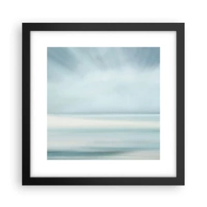 Poszter fehér keretben - Béke egészen a horizontig - 30x30 cm