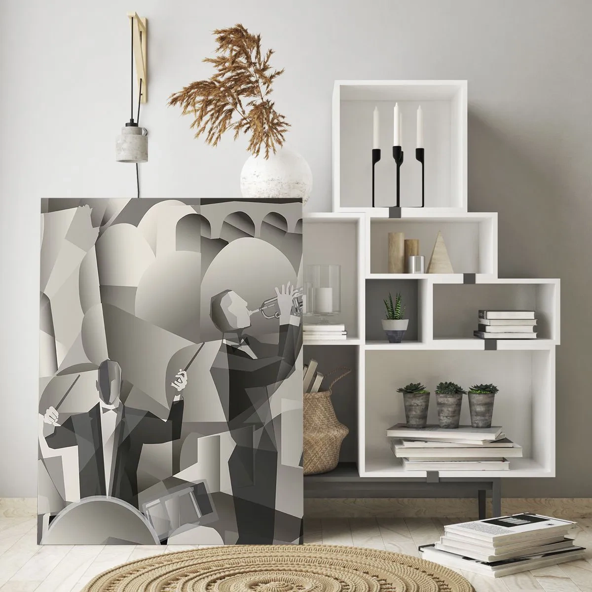 Üveg kép - A hangok terében - 50x70 cm