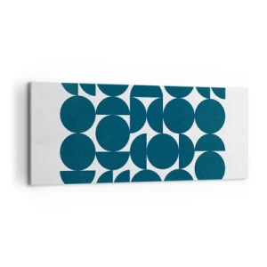 Vászonkép - Körök és félkörök - 120x50 cm