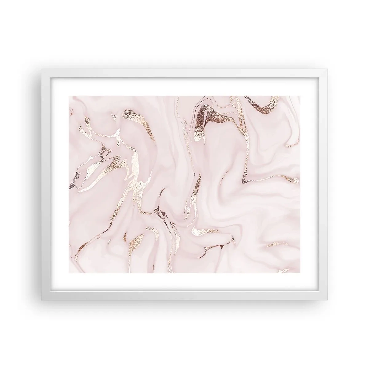 Poszter fekete keretben - Rózsaszín tébolyban - 50x40 cm