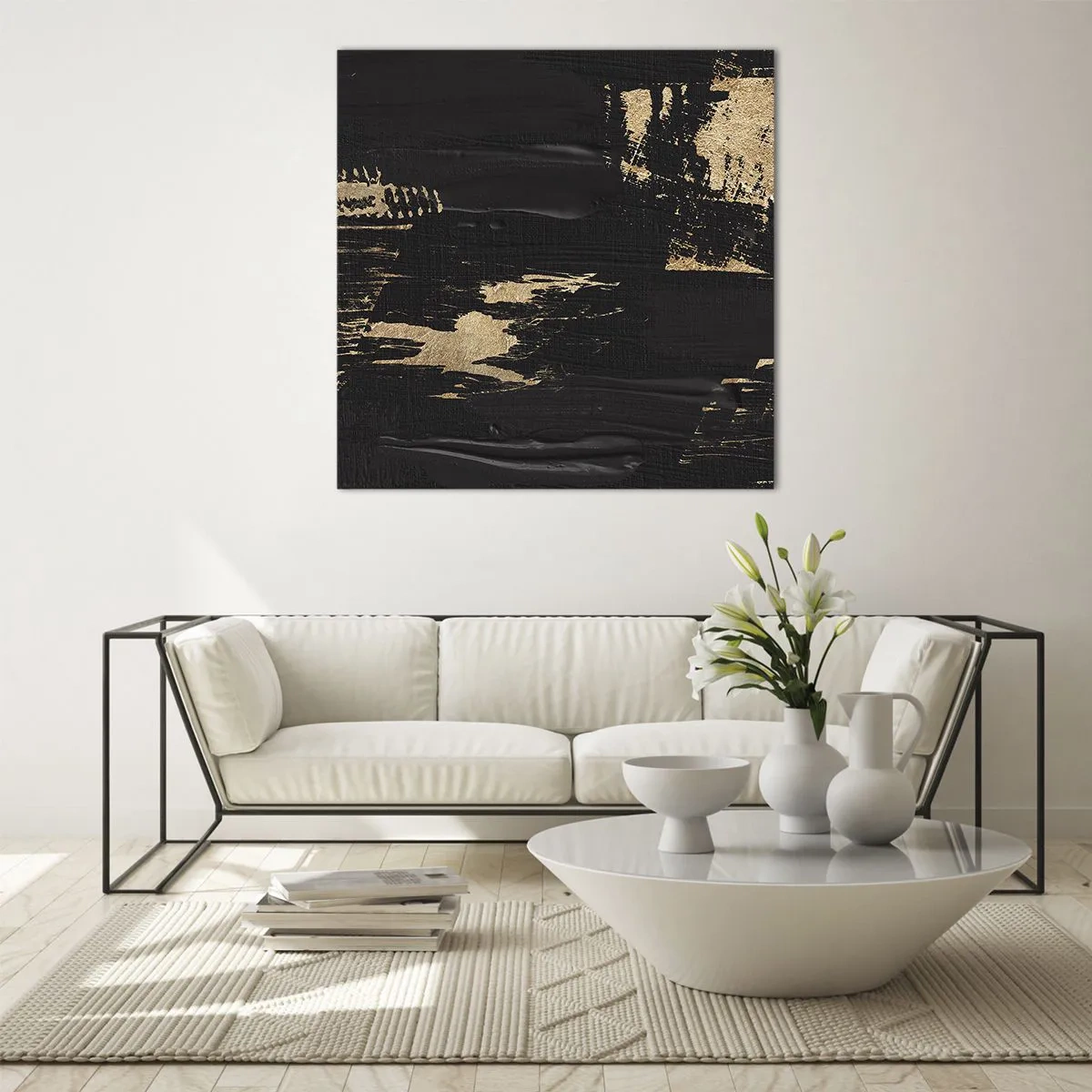 Üveg kép - Az érintés nyoma - 60x60 cm