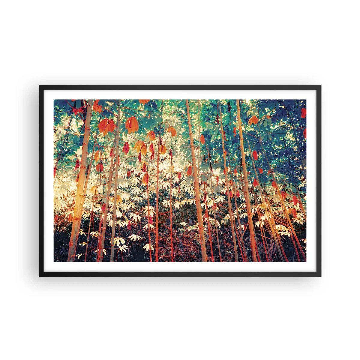 Poszter fehér keretben - A levelek titkos élete - 91x61 cm