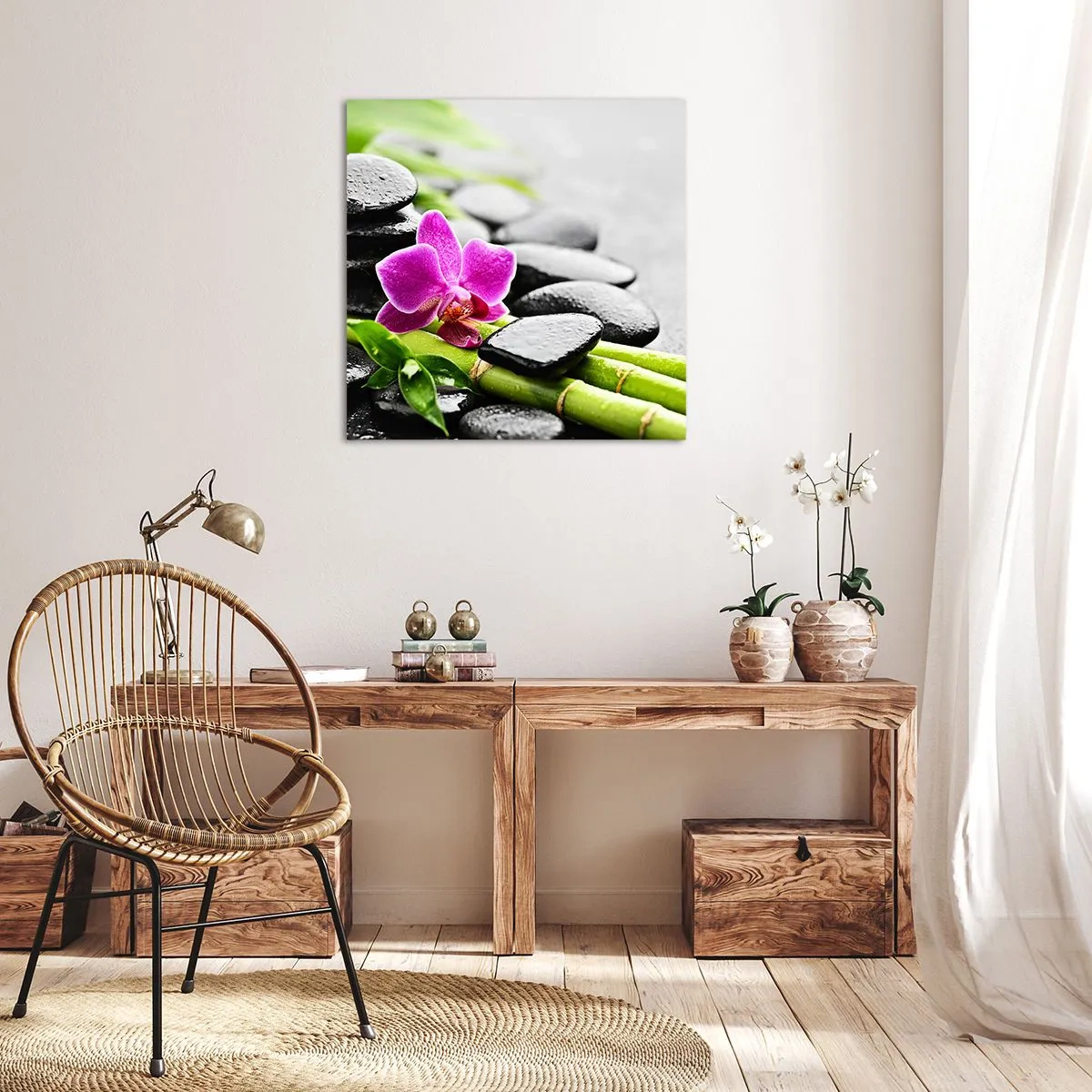 Vászonkép - Nyugodt egyensúlyban - 60x60 cm