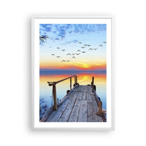 Poszter fekete keretben - Ideje visszamenni… - 50x70 cm