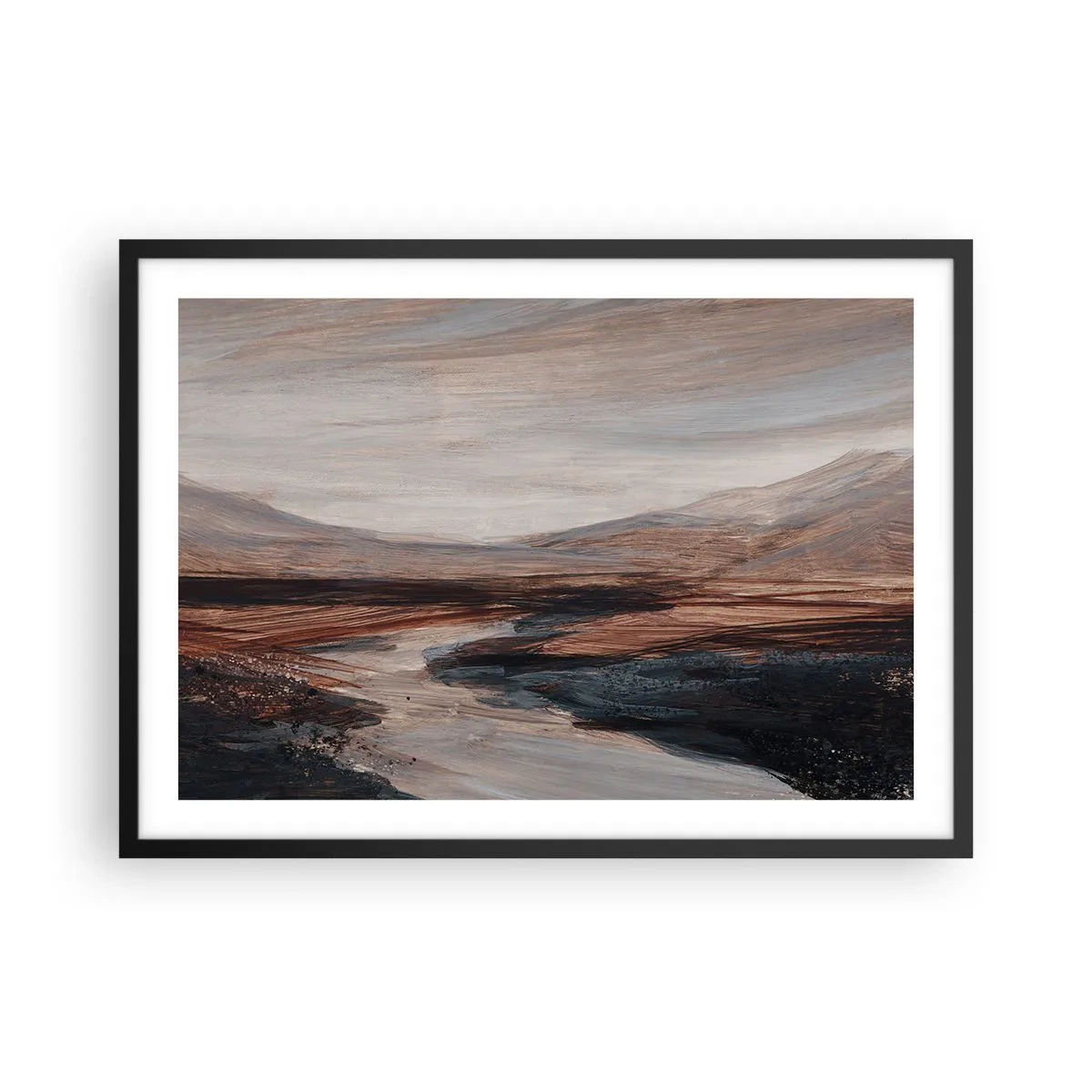 Poszter fehér keretben - Békés völgy - 70x50 cm