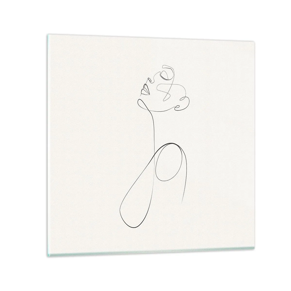 Üveg kép - Álmokban hurkolt - 60x60 cm