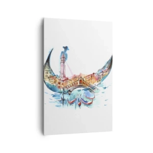 Vászonkép - A városon keresztül hajózunk - 80x120 cm