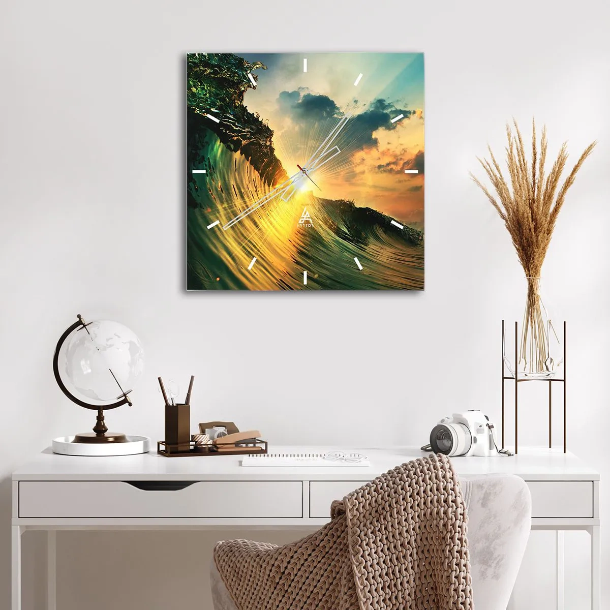 Falióra, Óra - Szörfös, hol vagy? - 30x30 cm