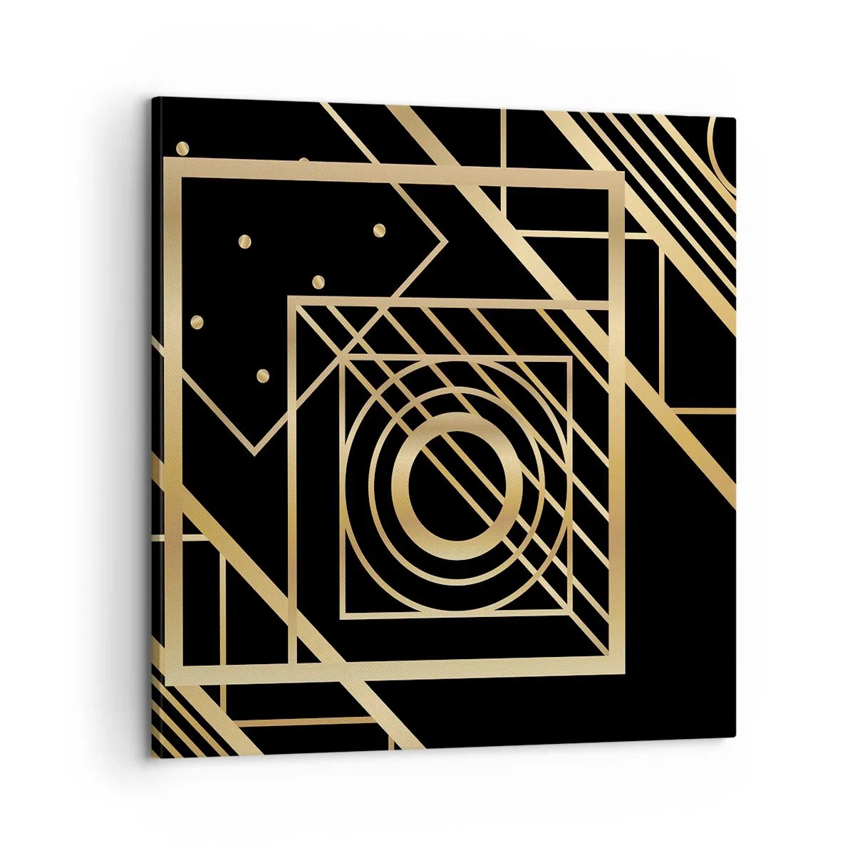 Vászonkép - Arany geometria - 60x60 cm