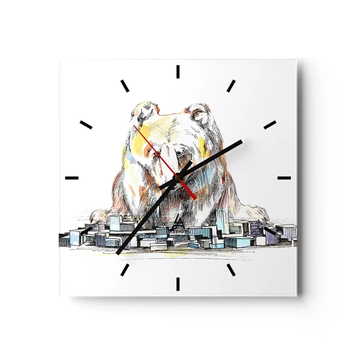 Falióra, Óra - Hogy lehet így élni? - 40x40 cm