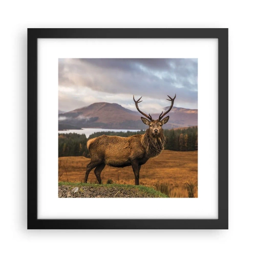 Poszter fehér keretben - A természet fensége - 30x30 cm