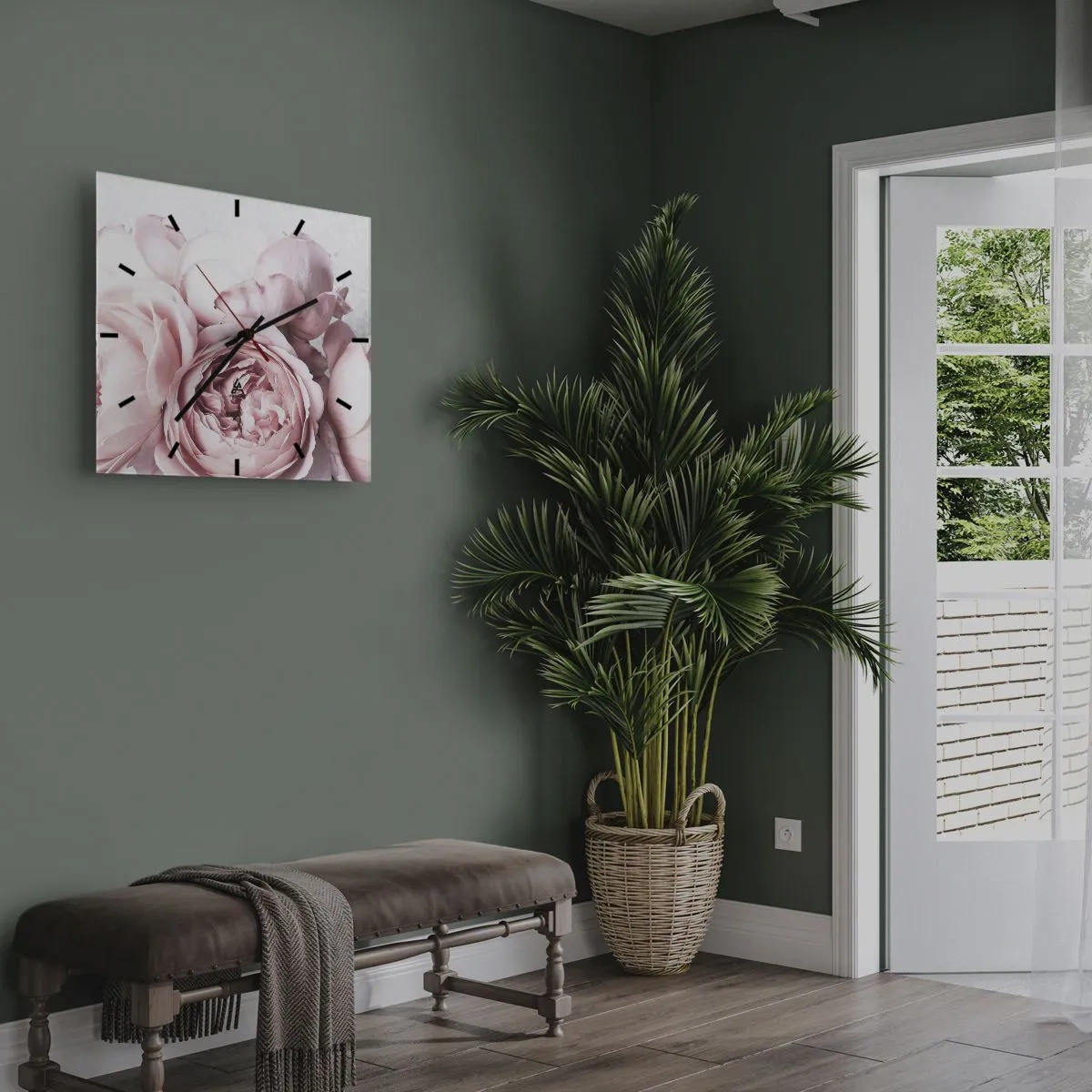 Falióra, Óra - A romantikusoknak - 30x30 cm