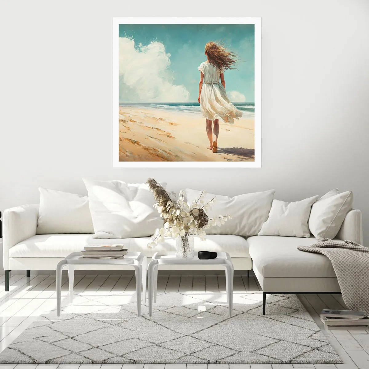 Poszter - Találkozás a nappal és a széllel - 60x60 cm