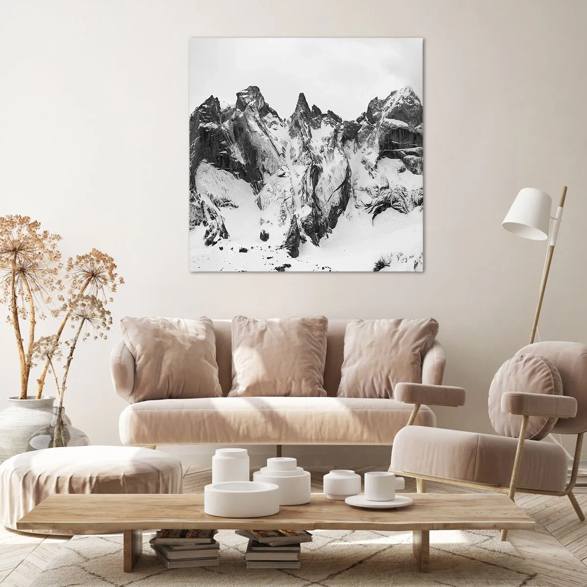 Vászonkép - Rémes gránit hegygerinc - 40x40 cm