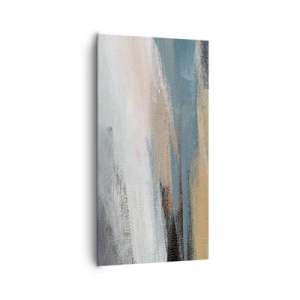 Vászonkép - Absztrakció: északi táj - 65x120 cm
