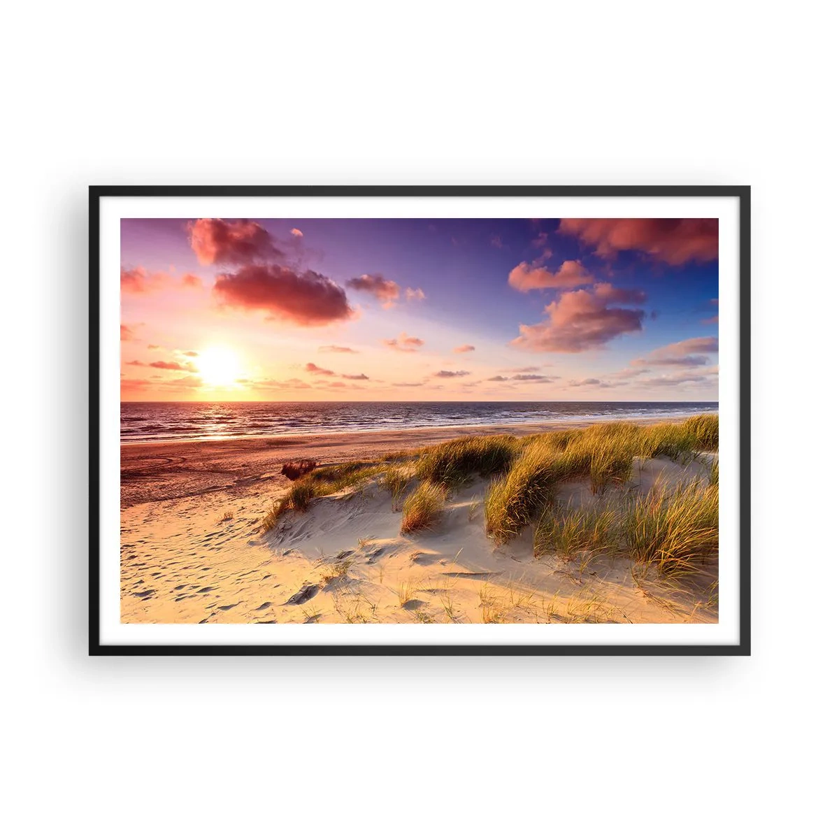 Poszter fehér keretben - Már érződik a nyár a levegőben - 100x70 cm