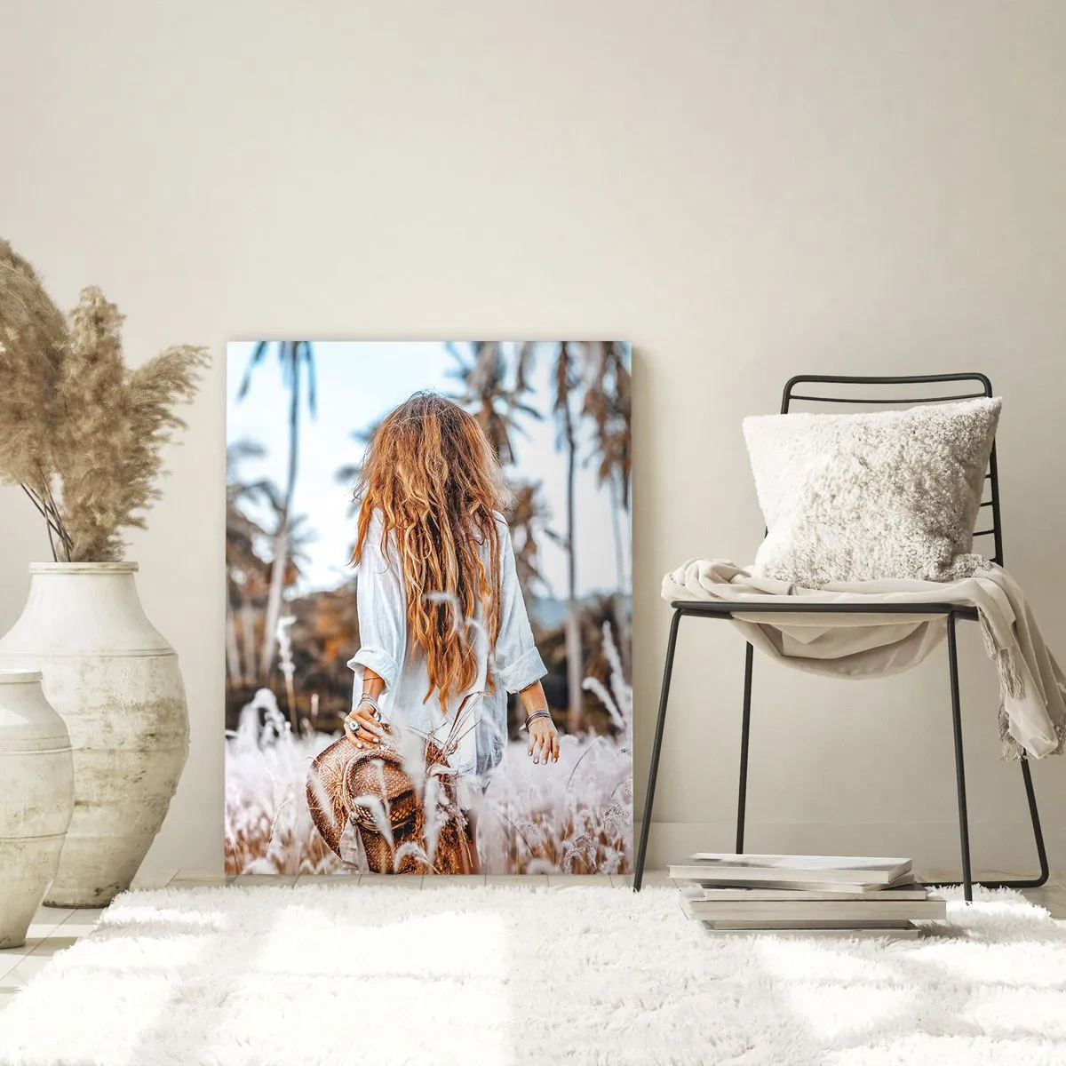 Üveg kép - Fűbolyhból született - 70x100 cm