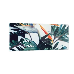 Üveg kép - Madárkalitka - 100x40 cm
