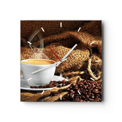 Falióra, Óra - A mokka illata és a mézes folyadék sűrűsége - 30x30 cm