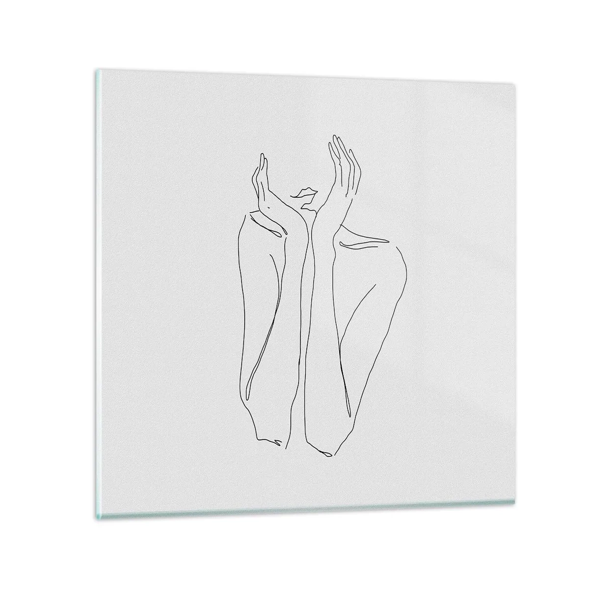 Üveg kép - Amiről a lányok álmodoznak - 60x60 cm