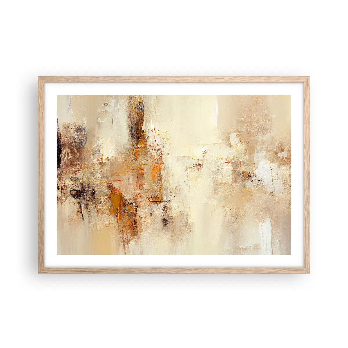 Poszter világos tölgy keretben - A borostyán lelke - 70x50 cm