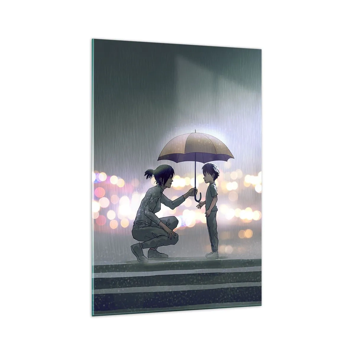 Üveg kép - És most minden rendben - 70x100 cm