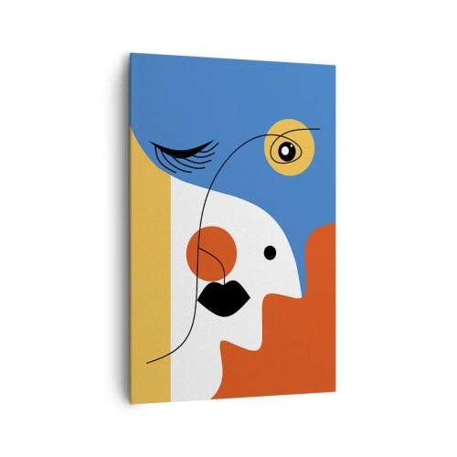 Vászonkép - Dekonstruált portré - 80x120 cm