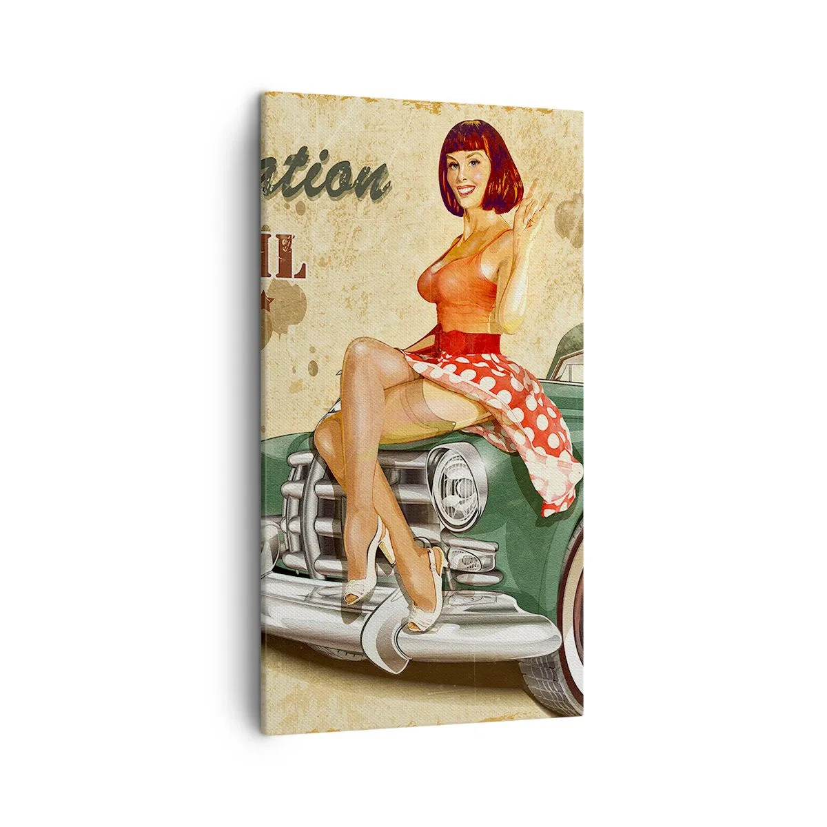 Vászonkép - A csodálatos 40-es évek. - 45x80 cm