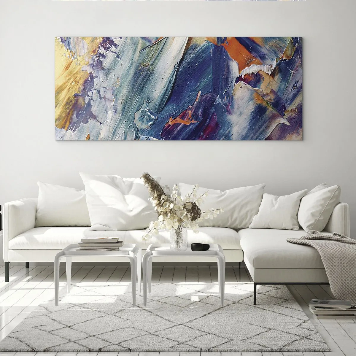 Üveg kép - Színkavalkád - 120x50 cm