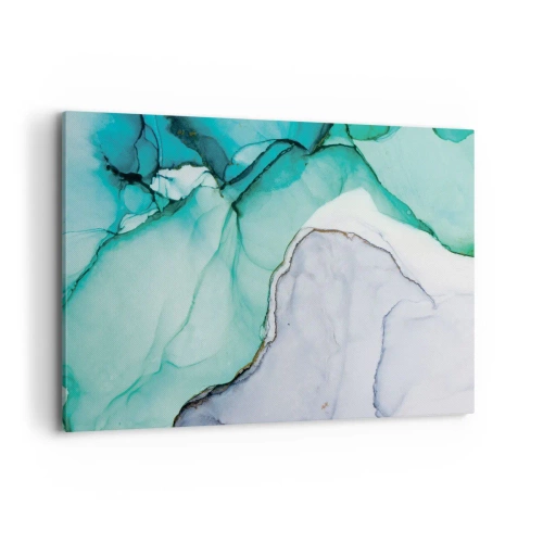 Vászonkép - Tanulmány türkizben - 120x80 cm