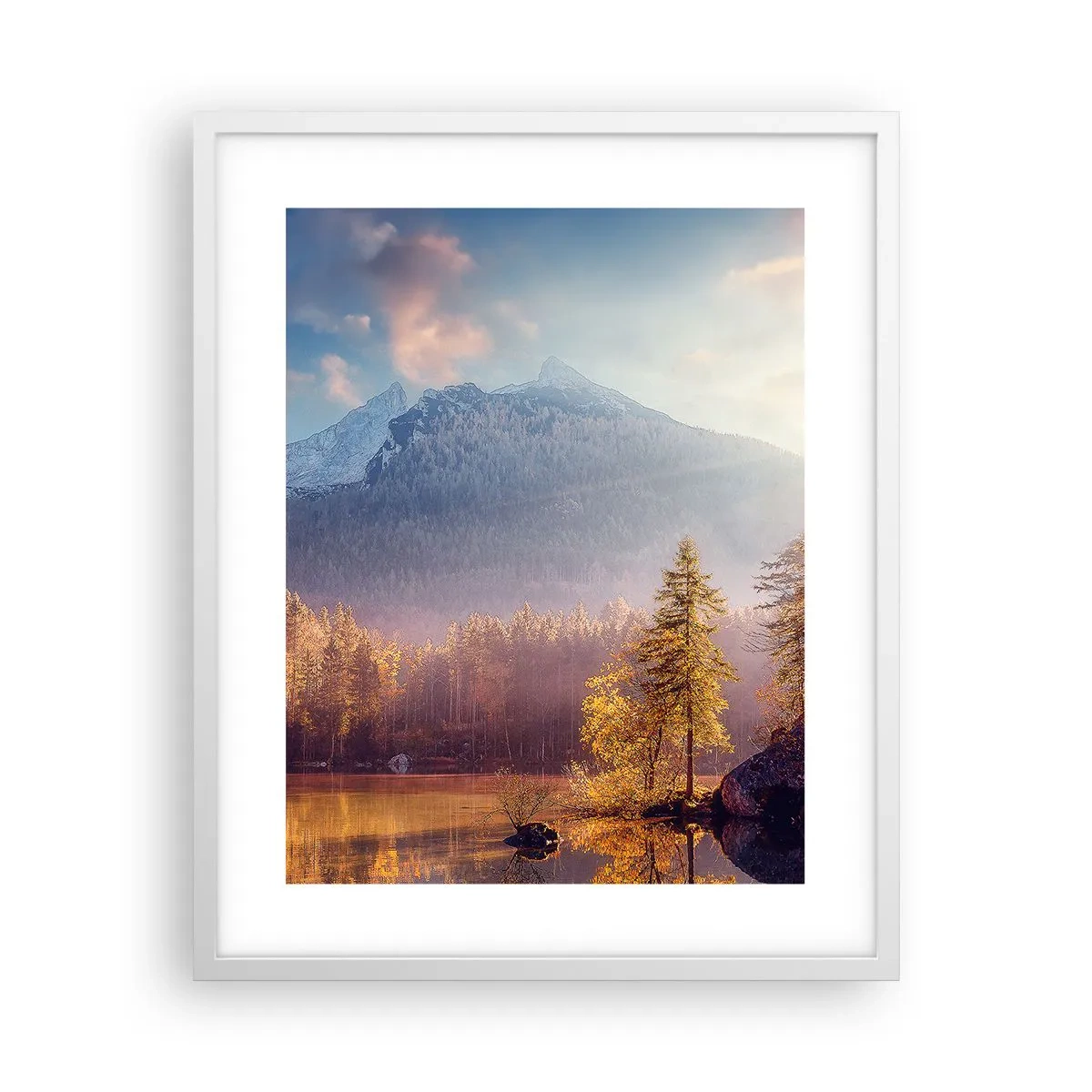 Poszter fekete keretben - A hegyekben és völgyekben - 40x50 cm