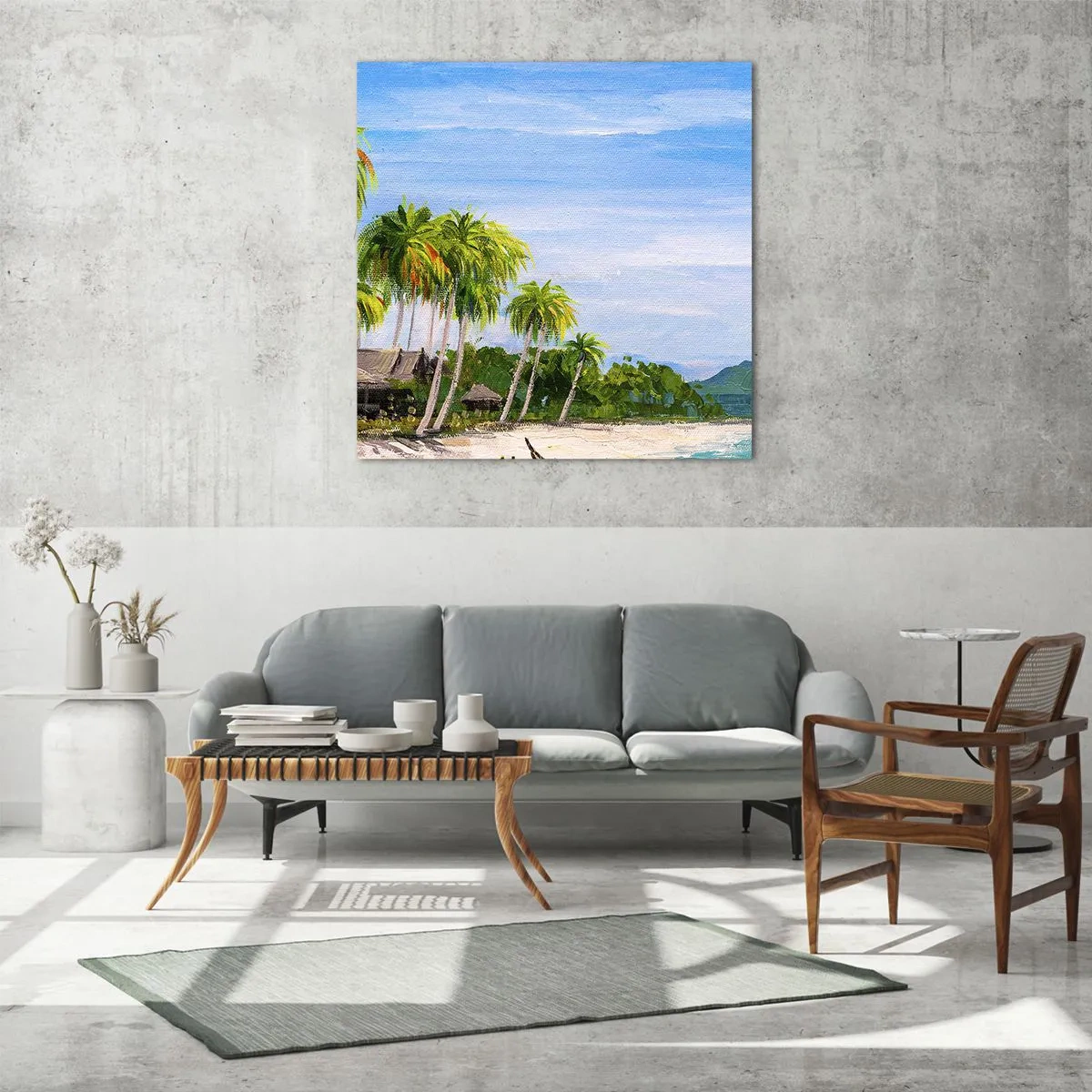 Üveg kép - Egy egzotikus álom - 60x60 cm