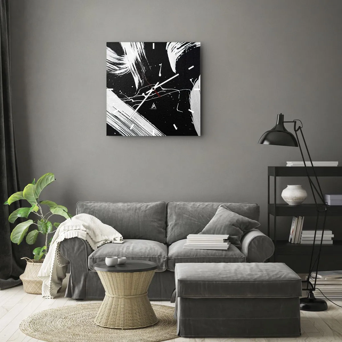 Falióra, Óra - Megtöri a sötétséget - 40x40 cm