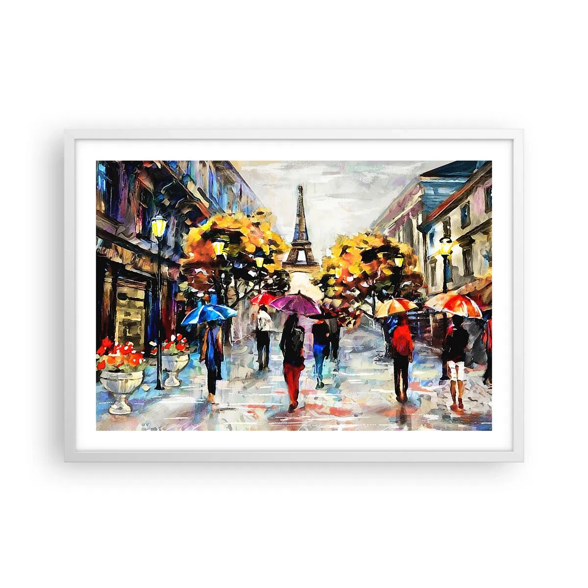 Poszter fekete keretben - Ősszel különösen szép - 70x50 cm