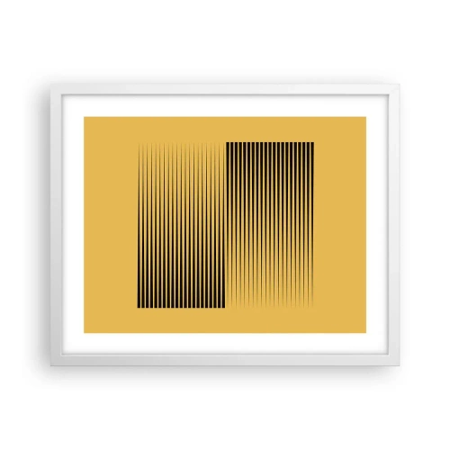 Poszter fekete keretben - Az ellentétek négyzete - 50x40 cm