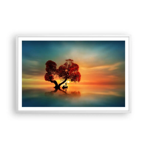 Poszter fekete keretben - A világtalanság csendje és az eltávoldotak - 91x61 cm