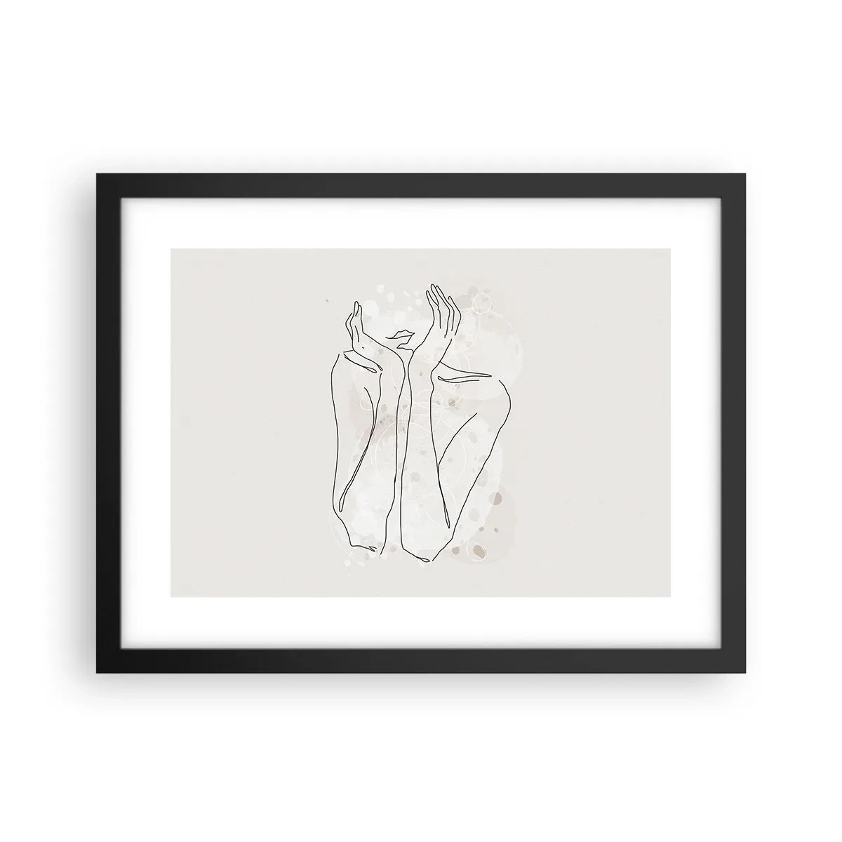 Poszter fehér keretben - Várva-várt pillanat - 40x30 cm