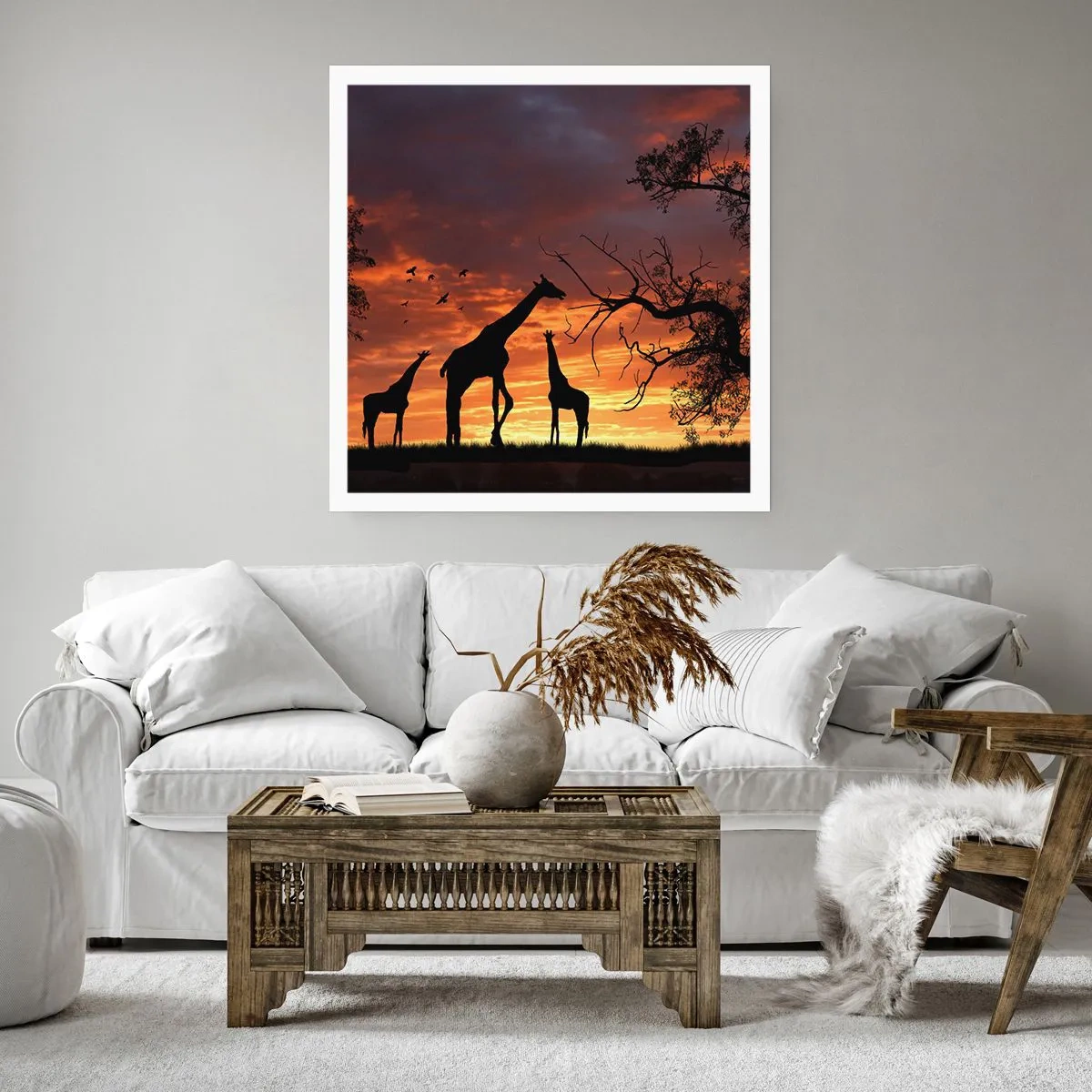 Poszter - Egy kis vacsora szeretteivel - 40x40 cm