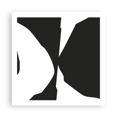 Poszter - Pozitív-negatív - 60x60 cm