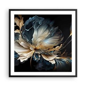 Poszter fehér keretben - Mesebeli páfrányvirág - 60x60 cm