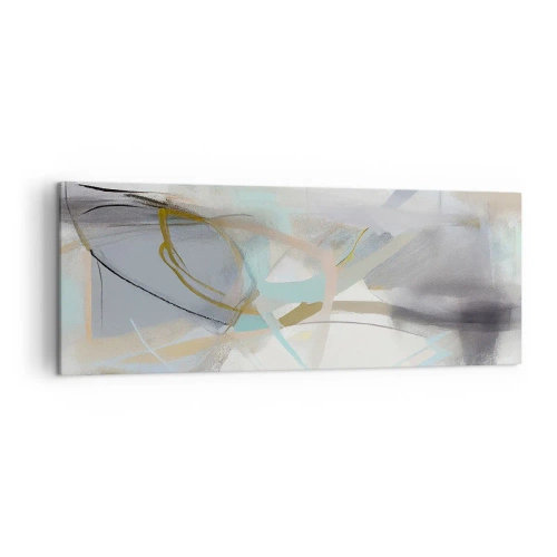 Vászonkép - Ködös absztrakció - 140x50 cm