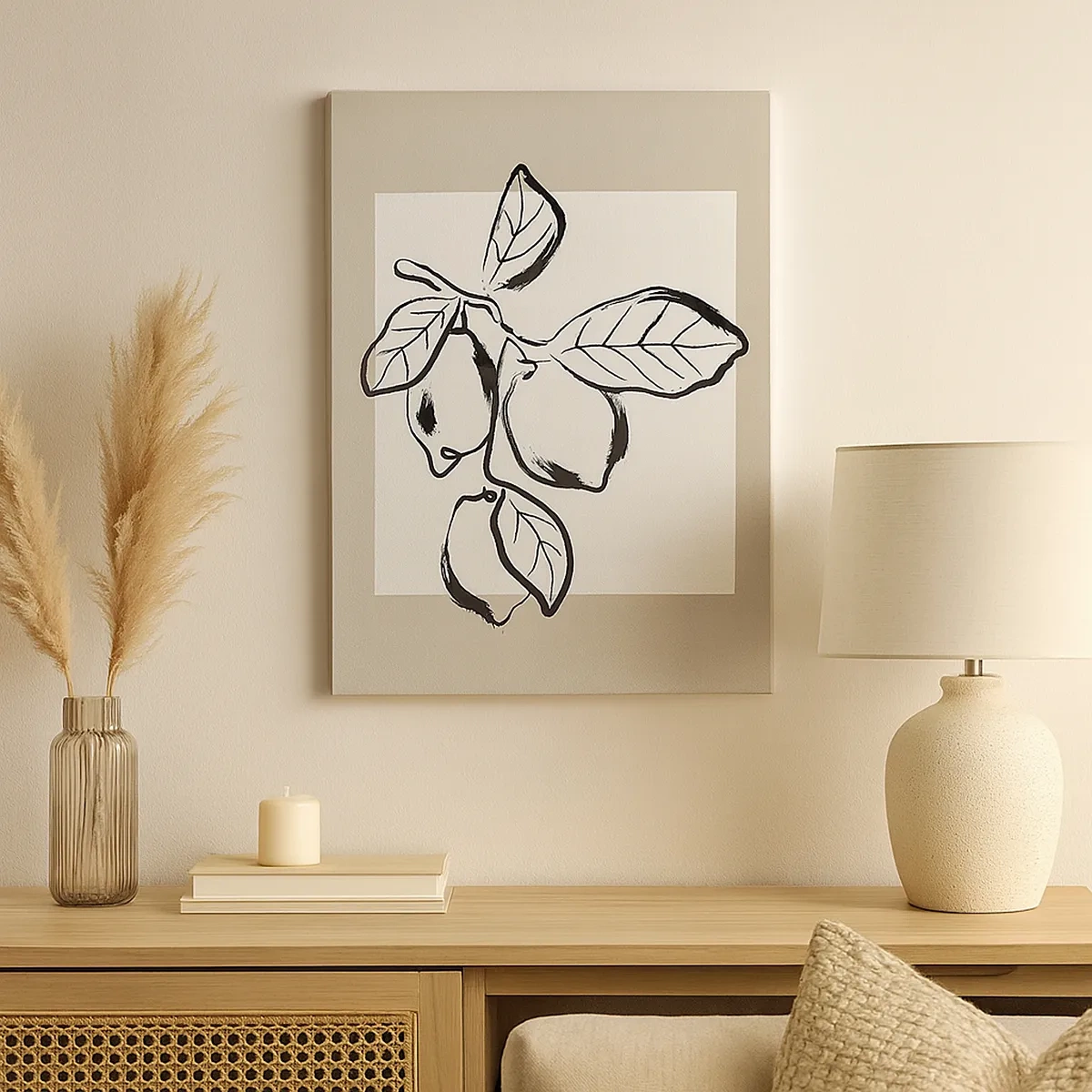 Vászonkép - Ahol a citrom érik... - 50x70 cm