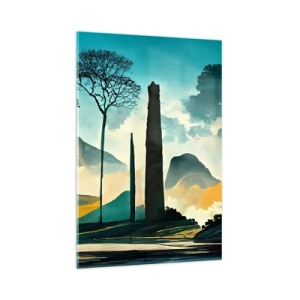 Üveg kép - Mindíg magasabbra és magasabbra - 70x100 cm