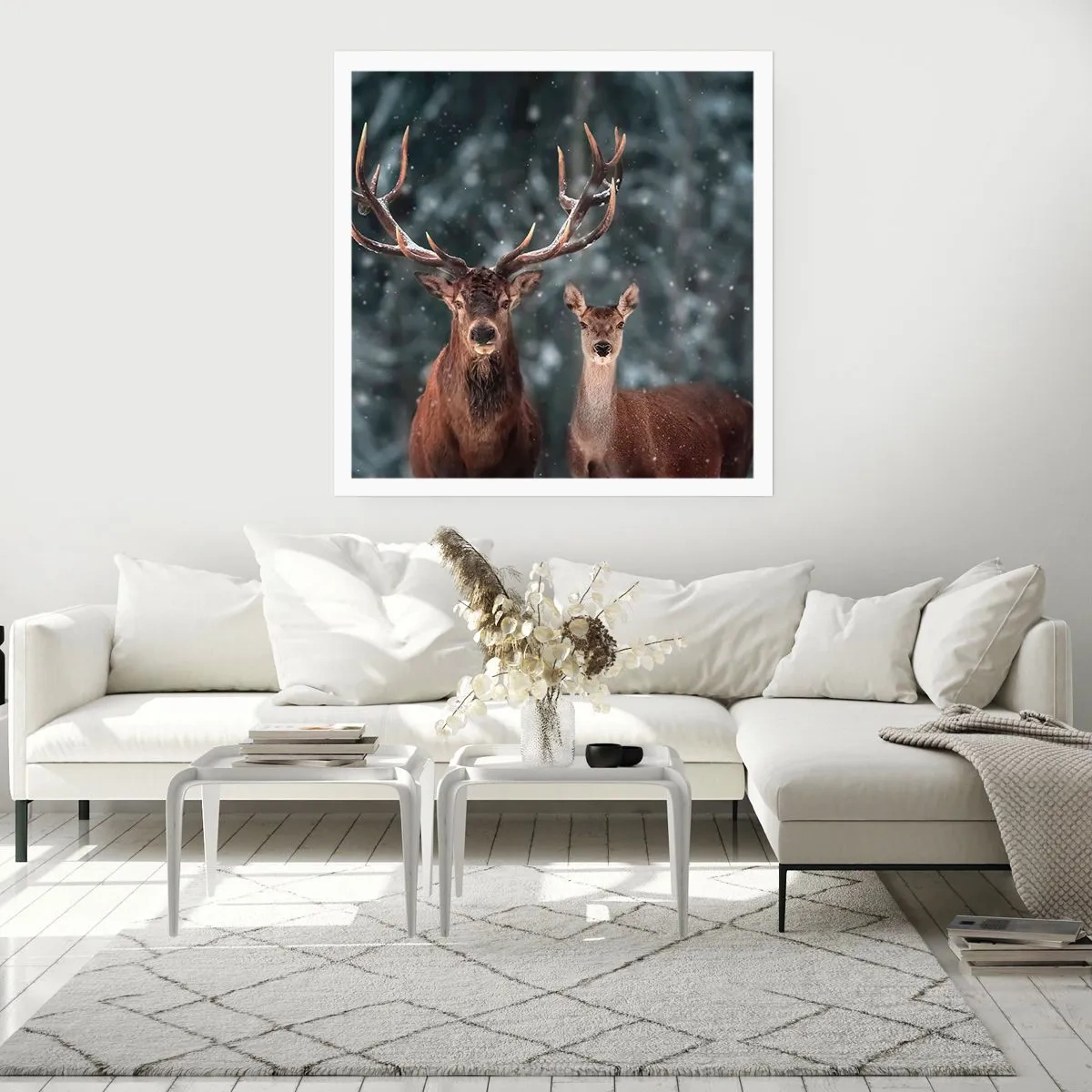 Poszter - Az erdő ura a feleségével - 60x60 cm