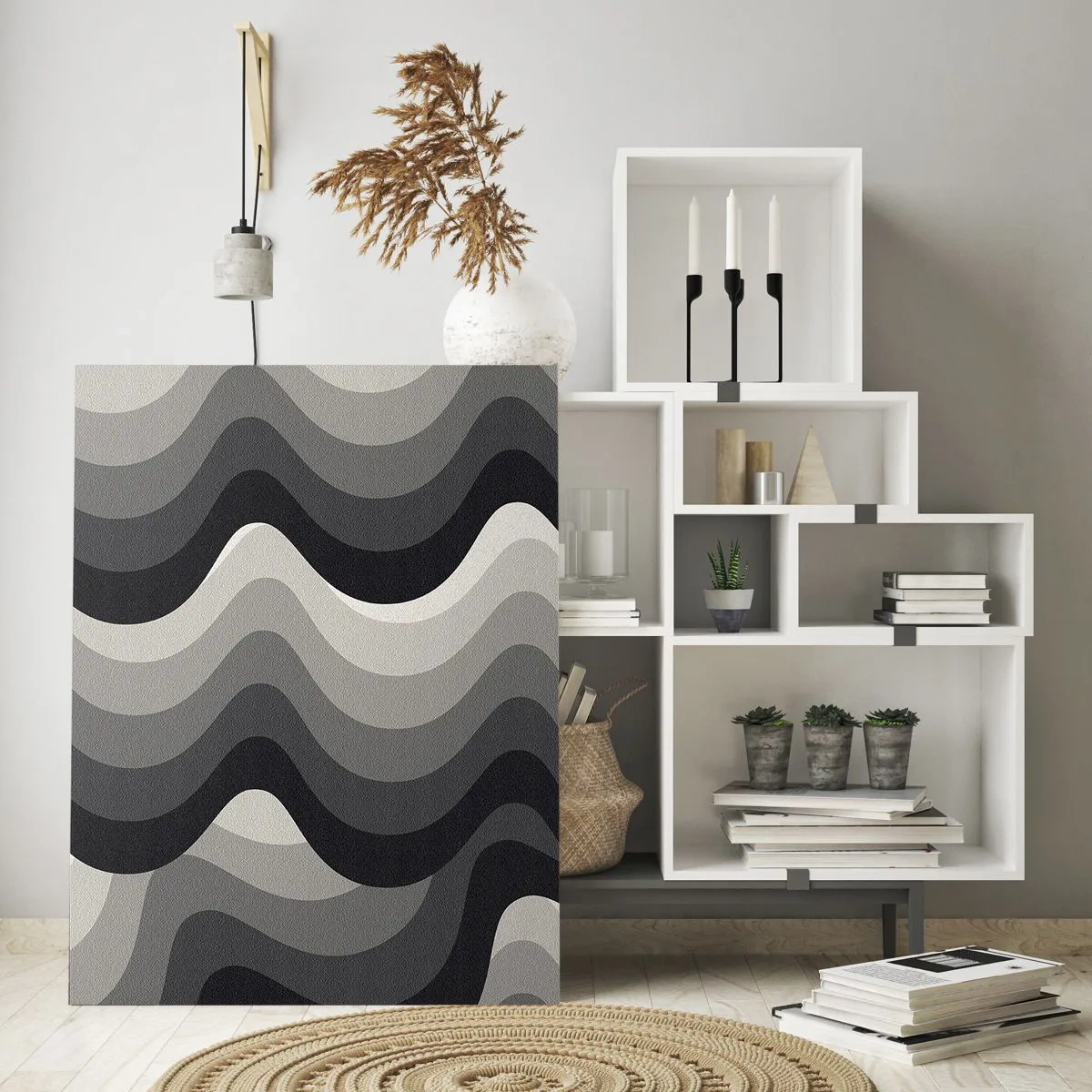 Üveg kép - Hullám a hullám után - 70x100 cm