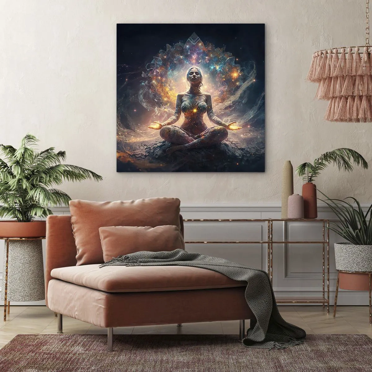 Vászonkép - A jó energia áramlása - 40x40 cm