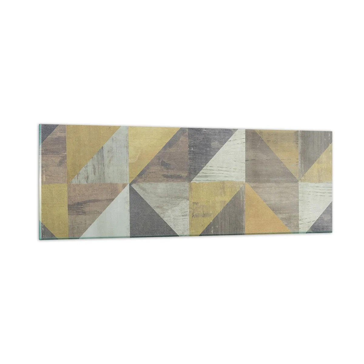 Üveg kép - A háromszög szögében - 90x30 cm