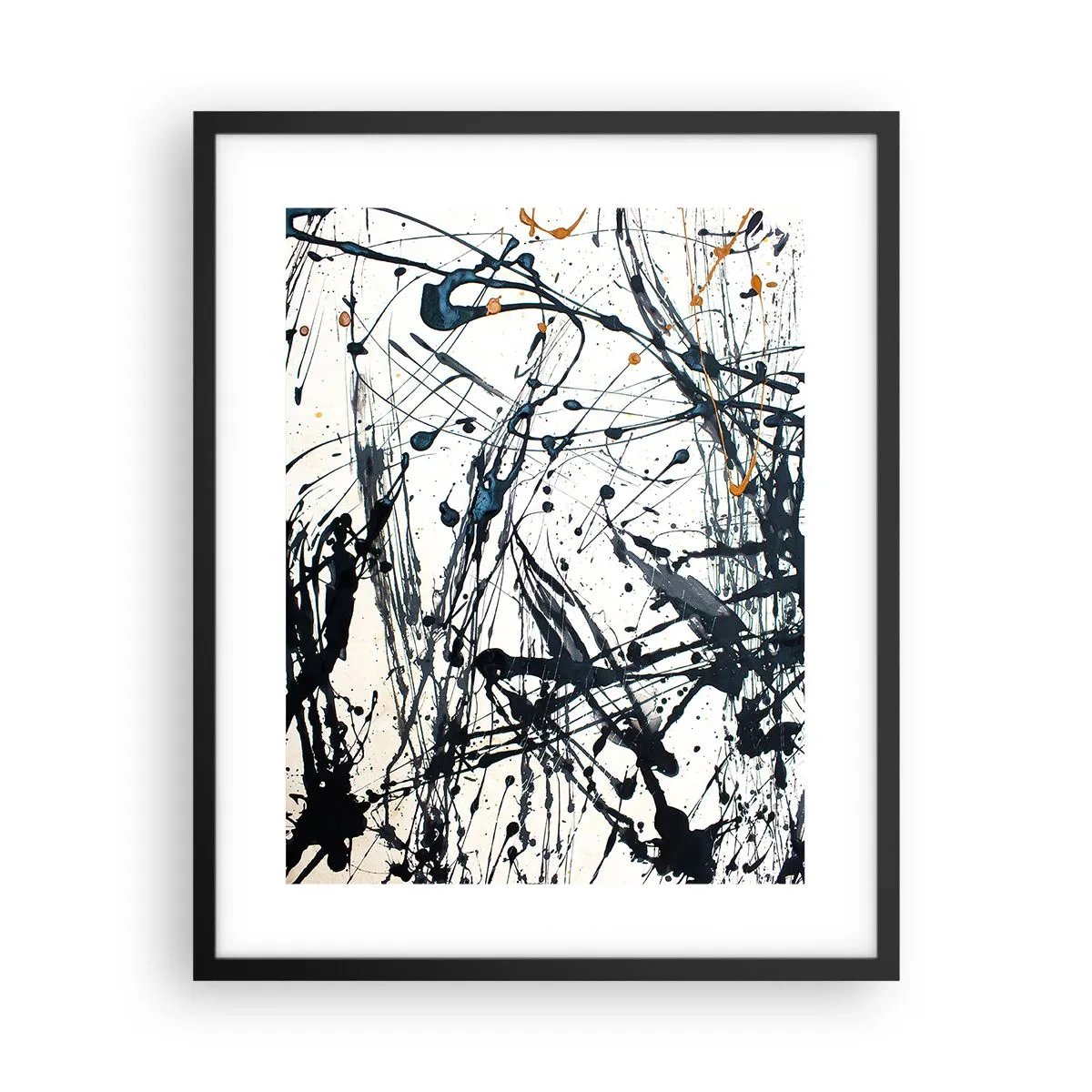 Poszter fehér keretben - Expresszionista absztrakció - 40x50 cm