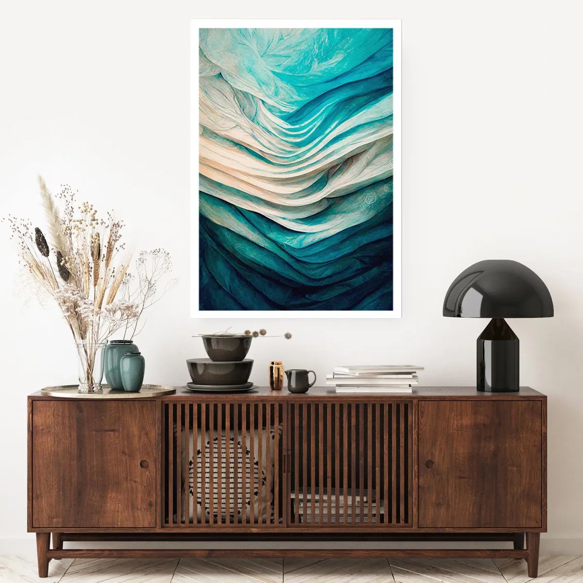 Poszter - Kék telhetetlenség - 50x70 cm