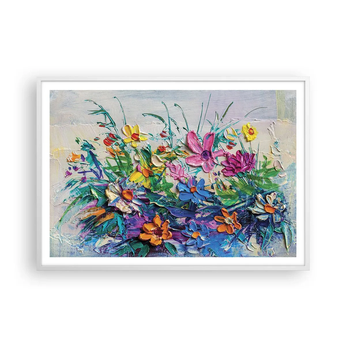 Poszter fekete keretben - Egyáltalán nem csendélet - 100x70 cm